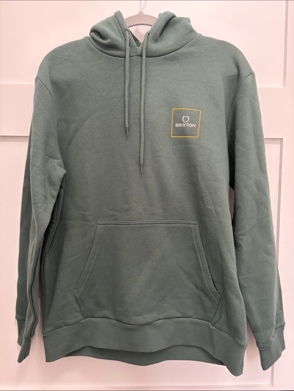 Brixton Alpha Block Hoodie NWT Size Medium Color: Dark Forest